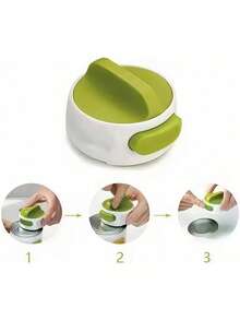 Ergonomic Manual Can Opener With Compact Rotating Lid Opener, Suitable For Kitchen, Easy To Cut Canned Food - Multicolor - View 5