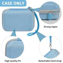 Funda compatible con GL SFT1200/MT3000/AXT1800/MT1300/A1300/AR750S-Ext para enrutador de viaje Glinet inalámbrico soporte de almacenamiento WiFi portátil para cable Ethernet y adaptador de corriente - Azul - Ver 4