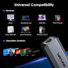 WAVLINK Adaptador USB a Ethernet adaptador de red LAN Gigabit Ethernet de 5 Gbps - como en la foto - Ver 6