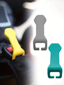 1pc Baby Car Safety Seat Belt Release Assist Tool - Child Car Seat Button Push-Style Unbuckle Tool - Multicolor - View 1