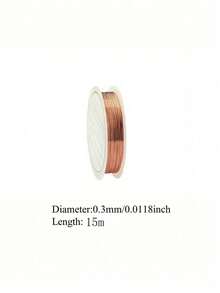 100m/Rolle hochwertiger Edelstahl Schmuckdraht, nicht verblassend, rostfrei, farbecht, langanhaltend, geeignet für Armband, Halskette DIY, Perlen, Schmuckschnur, Handwerksweberei - Verschiedenfarbig - Übersicht 17