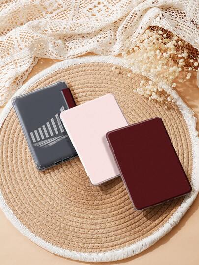 Kingsung Solid Color Ultra-Thin Clear TPU Case With Auto Wake/Sleep | Fit Kindle 6" 11th Gen (2022/2024) & Kindle Paperwhite 12th Gen (2024) | Compatible With 10th Gen & 11" 11th Gen (2025 A16) | DIY Customizable Cover