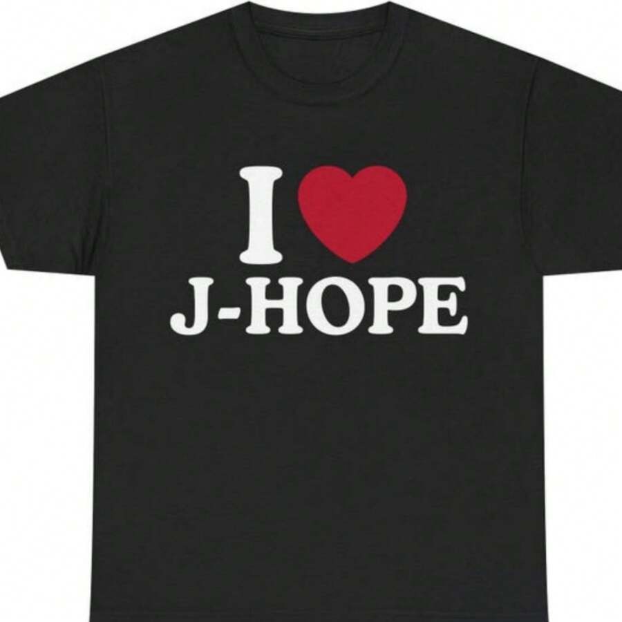 I Love J-Hope Shirt - Black - View 1