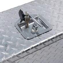 Trailer Truck Aluminium Lockable Tool Box Chest Locker Storage Small 25"X9"X9" - A - View 3