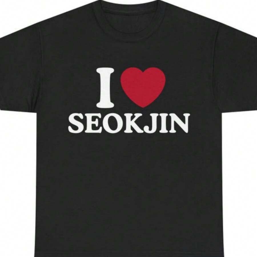 I Love Seokjin Shirt - Black - View 1