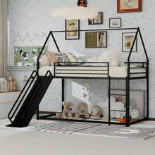 Kids Bed Frames, Headboards & Footboards - Black + Iron + Bedroom - View 12