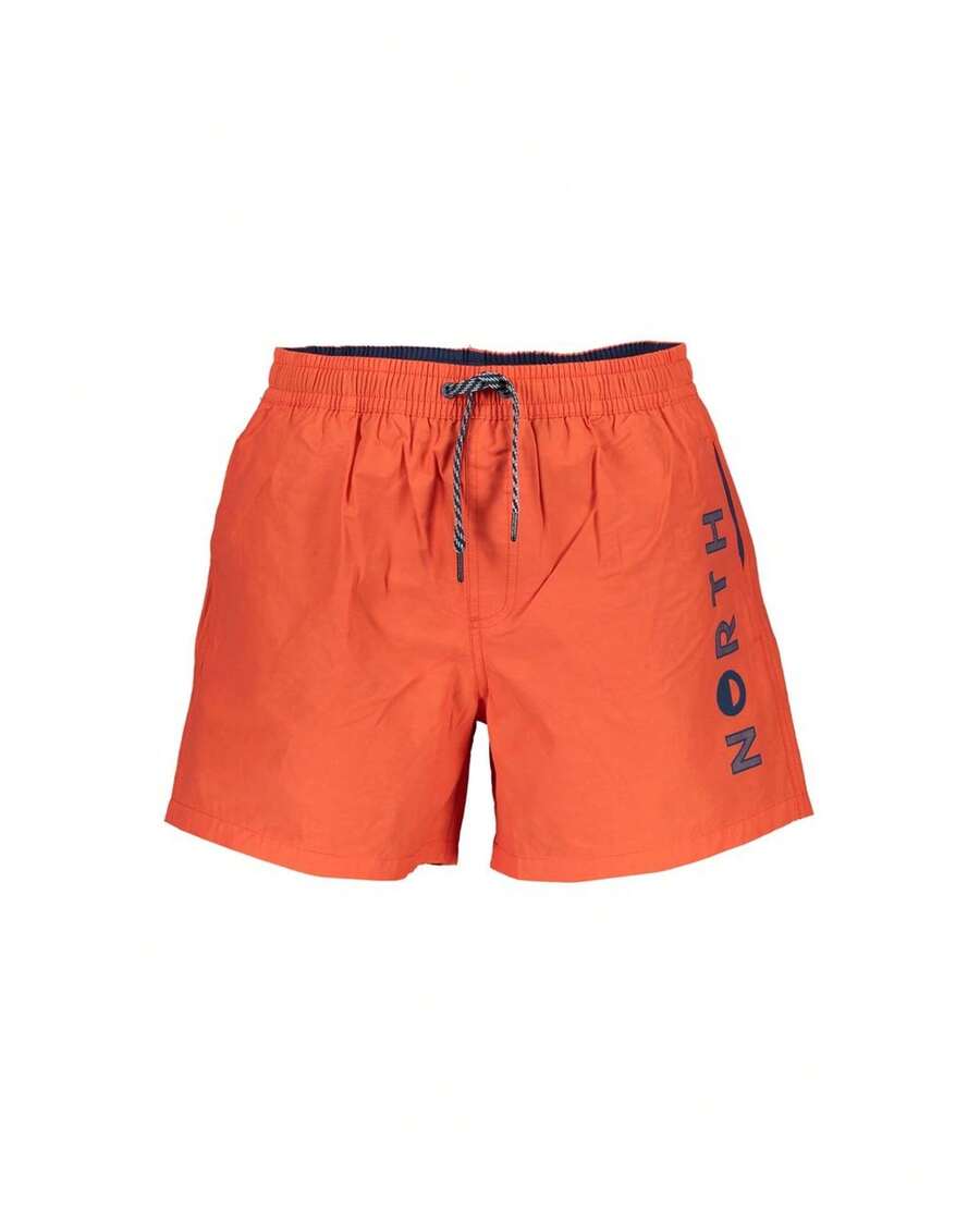 North Sails Swim Trunks Drawstring Closure Men Orange Swimwear - Orange - View 1