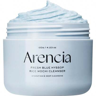 ARENCIA Exfoliante y limpiador profundo iluminador de hisopo - Para todo tipo de piel, piel propensa al acné y puntos negros (120g)