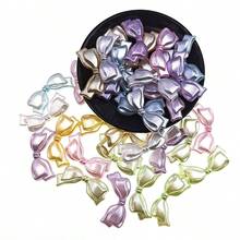 ABS仿珍珠马卡龙色蝴蝶结珠子，DIY手链、项链及其他配饰，装饰相册周边等 - 彩色 - 查看 5