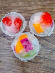 1/4pcs Plastic Whiskey Round Ice Ball Mold, Suitable For Cocktails, Home Bar, Beverage Chilling - Multicolor - View 8