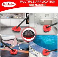 Bublador Scrubber Mop Replace Head Compatible With O Cedar EasyWring 1 Tank,Spin Replacements Heads,Scrub Brush Attachment For Bathroom,Kitchen And Various Of Hard Floors - ColorA - 查看 6