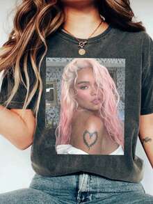 Ka Rol G Tour 2023 Tshirt Rapper Hiphop Manana Sera Bonito Album Shirt Kr Aol G Tshirt Ka Rol G FanGift For Men Women Unise - 黑色 - 查看 1