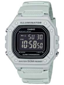 CASIO FASHION WATCH MODEL: W-218H-8BVCF - Black and White - View 1