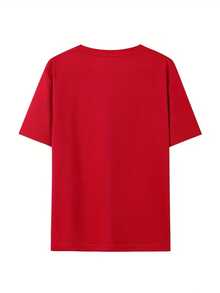 Camiseta Brandeira do Brasil Camisa Blusa Unissex Masculino Feminino 100% Algodão Top Premium Street Wear Lançamento Envio Imediato Varias Cores!! - Vermelho - Visão 2