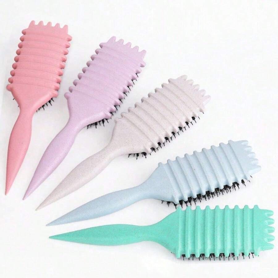 Air Cushion Brush With Nylon Bristles, Pointed Tail Comb, Air Bag Massage Comb, Curling Brush, Hair Care Comb, Suitable For Short And Long Hair, For Straightening And Styling. - 白色 - 查看 1