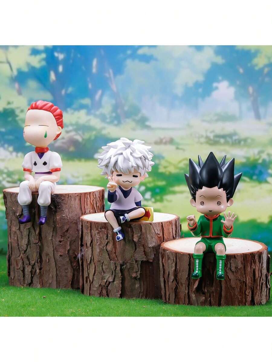 奇犽·西索 动漫手办，收藏品，手办，动漫周边，珍贵动漫角色玩具，粉丝商品，圣诞礼物 - 彩色 - 查看 1