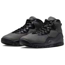 Air Jordan 10 Retro 'Shadow' 2025 Grey Charred-Grey True-Red Black Sneakers Men HJ6779-001 - 彩色 - 查看 3