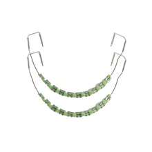 Removable Tooth Decor That Mimics Authentic Metal Braces, Offering A Unique Blend Of Edgy Aesthetics And Minimalist Appeal For Daily Wear, Outdoor Activities, And Social Gatherings In Classic Black And Red. - 時尚C型牙套(綠色) - 查看 2