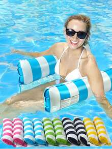 Pool Hammock Floats, 1Pack 4-In-1 Inflatable Water Hammocks Floaties (Saddle, Lounge Chair, Hammock, Drifter), , Pool Float Lounger For Adults - Multicolor - View 2
