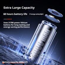 Philips SFL2506 Bike Light Front Light, Aluminum Alloy Waterproof Rechargeable Night Riding Super Bright Flashlight, Mountain Road Bike Cycling Equipment Accessories ，bike front light，night cycling light，bicycle headlight - 黑色 - 查看 8