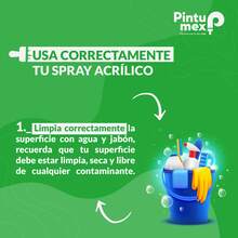 Spray Acrílico Multiusos con Brillo Intenso y Secado Rápido, (400 ml) diseñado para trabajos artísticos, manualidades, restauraciones o retoques decorativos. Su fórmula de alta cobertura y resistencia a la corrosión protege las superficies y realza su apariencia. Apto para metal, madera, vidrio, plástico o piedra, ofrece un acabado uniforme, brillante y duradero. Ideal para quienes buscan resultados profesionales con facilidad y economía - Crema - Ver 5