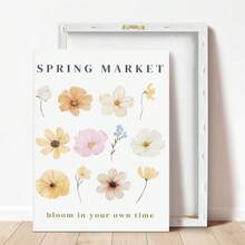 1pc Canvas Wall Art - Easter Gallery Wall Art, Vibrant Spring Art Prints, Easter Danish Pastel Home Decor, Spring Wall Art, Baby Room Decor – Framed Nursery Wall Art Perfect For Playroom Decor Nursery Decor, Childcare Room Decor, Kindergarten Decor, Boy's Room Decor Girl's Bedroom Decor Kids' Room Decor Easter Wall Decor, Nursery Spring Decor, Easter Children's Room Posters, Spring Decor Posters - Multicolor - View 4