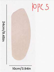 3/5 Pairs Transparent Invisible Thigh Chafing Guards, Waterproof Breathable Adhesive Strips, Unisex, Personalized Gift For Preventing Thigh Friction In Winter, Valentine's Day, Birthday - Arc - View 7