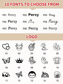 1/2 Custom Name Pacifier Organizer, Personalized Pacifier Organizer, Customizable Pacifier Organizer Gift, PP Plastic Pacifier Box, Portable Pacifier Teether Box, 9.5x6 Cm, Pink/Green/Purple/Blue/White, 15 Logos Available, Space-Saving - Style a - View 5