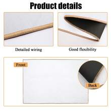 Retro Leopard Print Flannel Carpet, 2D Digital Printing, Non-Slip Rubber Bottom, Multiple Sizes Available. Suitable For All Seasons, Washable, Machine Washable, Comfortable, Unique, Suitable For Him, Her, Family Members, Boyfriend, Girlfriend, Father, Family Members, Mother, Lover, Daughter, Son, Grandfather, Grandmother, Teacher, Doctor, Nurse, Friend, Classmate, Pet. As Birthday Gifts, Household Items, Wedding Items, Souvenirs, Home Decoration, Daily Life, Office Decoration, Birthday, Anniversary, Valentine's Day, Thanksgiving, Graduation Season, Christmas, Halloween, Mother's Day, Father's Day, Wedding, New Year Gift Decoration. Suitable For Shopping Centers, Restaurants, Kitchens, Bathrooms, Living Rooms, Bedrooms, Corridors, Balconies, Outdoor Doors, Door Mats, Entrance Mats, Non-Slip Mats, Offices, Cafes, Piano Room Floor Decoration - 多色2 - 查看 6