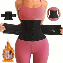 Waist Trainer For Women Underbust Waist Cincher Corset Tummy Control Sport Girdle Body Shaper 59Q2 F7KJ - 黑色 - 查看 10