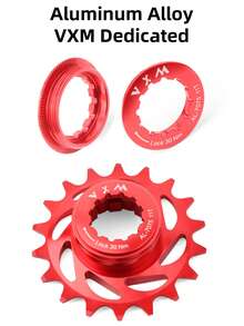 VXM Mountain Road Slope Bike HG Cassette Flywheel Chain Set, Aluminum Alloy 16T/18T Single Speed Bicycle Parts - Multicolor - View 7