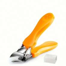 Heavy Duty Toenail Clippers - Large Opening Anti-Splash Design, Ultra Sharp Blades, Ergonomic Handle - For Thick, Tough Toenails, Home Or Salon Use - Construction, Toenail Care, Nail Clippers, Salon-Grade Tool, Modern Scissor Design, Sturdy Structure - A - View 5