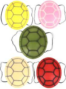 1pc Turtle Shaped Costume, EVA Shell Body, Fun Backpack, Animal Cosplay, Party Decor, Costume Prop: Our Creative Turtle Shell Design Will Make You More Attractive And Outstanding. Suitable For Role-Playing, Performances, Masquerade Balls And Other Activities. - Multicolor - View 10