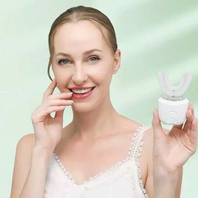 3-Mode Electric Toothbrush For Adults - Automatic Electric Toothbrush With Soft Bristles, Smart Timer, Ideal Electric Toothbrush, Birthday/Christmas Gift, 300mAh