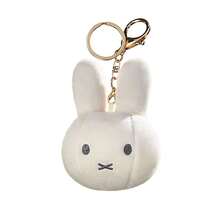 Miffy Rabbit Face Soft Hanging Keychain, Cute Rabbit Soft Bag Charm, Miffy Theme Collectible Surprise Plush Pendant, Can Be Hung On Bags, Backpacks, Keys, Super Adorable Fluffy Keychain Accessory - Multicolor - View 12