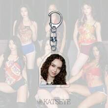 KATSEYE 钥匙扣，Sophia、Lara、Chanelle、Daniela、Yoonchae、Manon，Kpop 粉丝周边商品，新专辑及歌曲，偶像周边，朋友生日礼物，亚克力 2D 钥匙扣，演唱会应援灯周边，情人节礼物，小礼物，收藏品 - 彩色 - 查看 13
