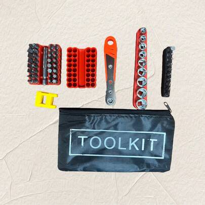 34pcs Right-Angle Ratchet Screwdriver Set, 36-Tooth Mini Ratchet Wrench, Magnetic Offset Screwdriver, Special Maintenance Tool For Narrow And Small Spaces