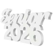 Senior 2026 Sign Graduation Decorations Class Of 2026 Decorations Photo Prop Graduation Table Centerpieces For Senior Night Decor High School College Sign Grad Party Supplies - White - View 1