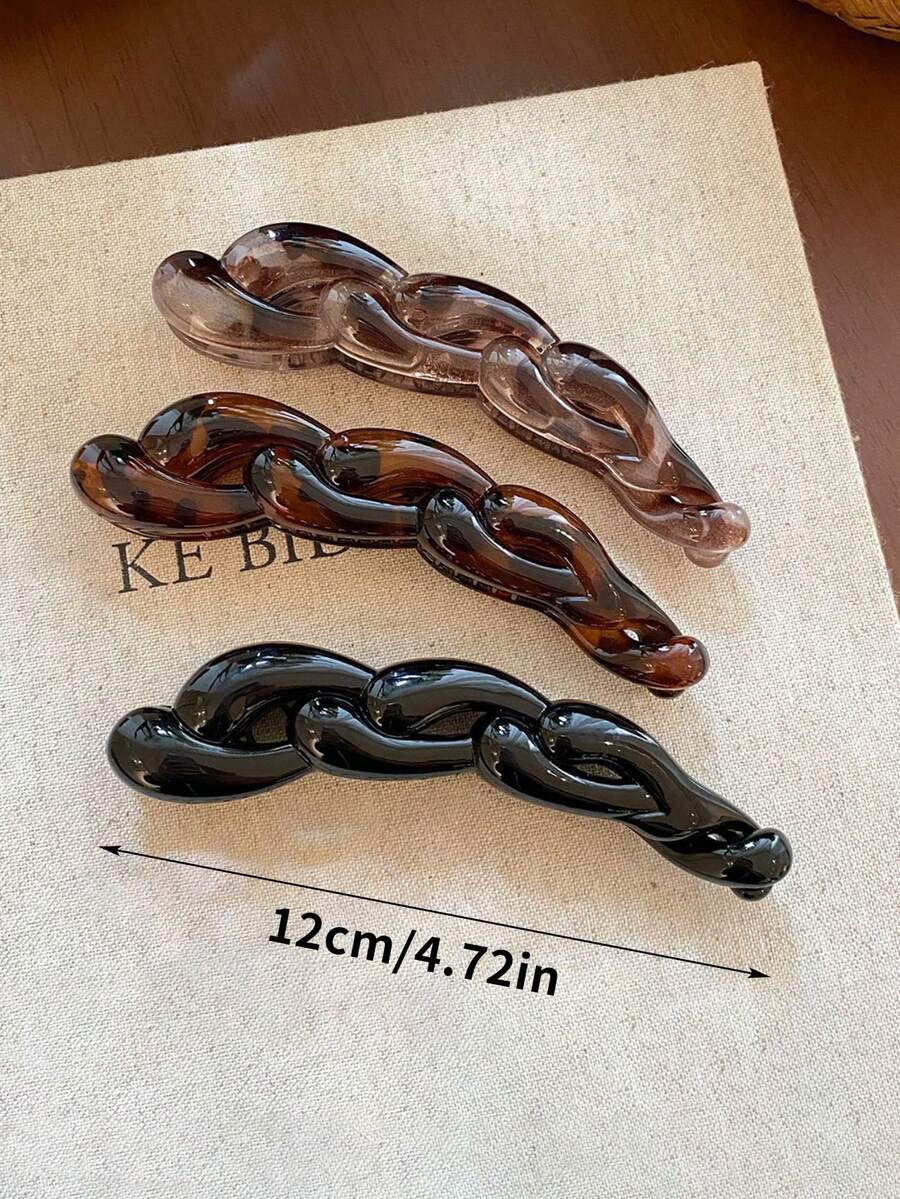 Kẹp tóc hình quả chuối cỡ lớn in họa tiết da báo, màu caramel, phù hợp với tóc dày, thời trang đa năng, giản dị, thích hợp cho du lịch, chụp ảnh, sử dụng hàng ngày, phụ kiện tóc thiết thực. Kẹp tóc, ghim cài tóc, kẹp tóc càng cua, đồ dùng học sinh, kẹp tóc thanh lịch, phụ kiện tóc mùa đông, lễ hội, tiệc tùng. - Nhiều màu - Xem 1
