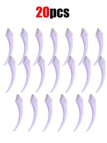 20/10/3/1件套修眉工具套装，包含修眉剪、剃须刀和梳子。套装内含一把梳子。男女皆宜。也可用于全身脱毛、化妆、眼部护理等。赠品、旅行、平价好物、旅行必备 - 紫色 - 查看 8