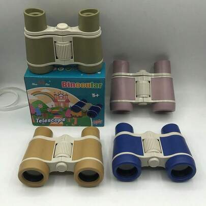 4 pezzi Binocoli portatili ad alta magnifica zione da 30mm, adatti per il birdwatching, la caccia e l'escursionismo, regalo perfetto per compleanni, Natale e team building