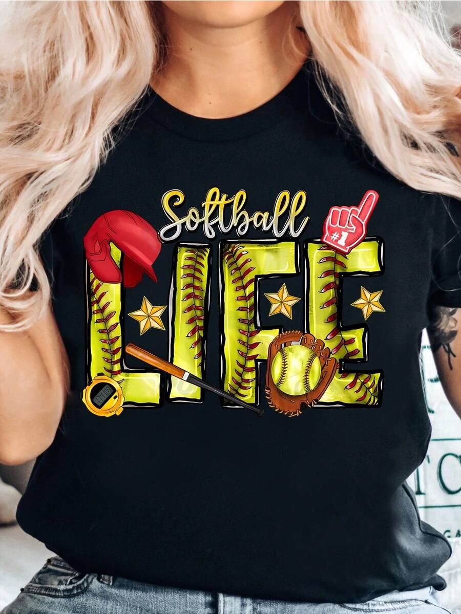 Damen T-Shirts - Schwarz - Übersicht 1