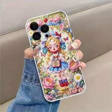 Una linda chica rodeada de flores y mariposas, una hermosa obra de arte. Esta elegante funda para teléfono es compatible con Samsung, Apple, OPPO, , etc. Fabricada en TPU flexible, resistente a golpes y arañazos, ofrece una excelente protección contra caídas y un agarre cómodo. Es un regalo ideal para familiares, amigos y seres queridos, y una opción perfecta para festivales. Fundas para iPhone, San Valentín, artículos de , fundas para hombre, celulares y accesorios, funda transparente para teléfono. - transparente - Ver 6