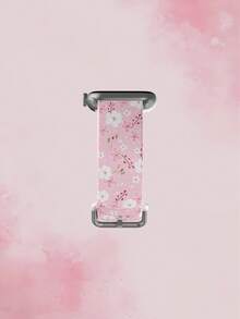 1条柔软弹力透气花卉图案替换腕带，兼容 38mm 40mm 41mm 45mm 44mm 42mm 49mm，时尚休闲硅胶表带，适用于 Ultra SE/9/8/7/6/5/4/3/2/1 - 彩色 - 查看 4