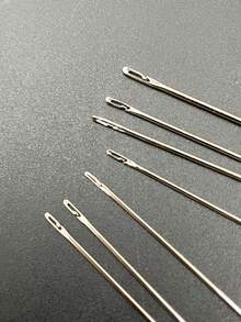 30pcs Self-Threading Needles, No Need To Thread, Side-Load Thread, Suitable For Elderly, Blind, Hand Sewing, Quilting, Garment And Cross-Stitch - Hand Sewing Needle - View 4