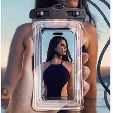 Transparent Universal Waterproof Phone Pouch, Waterproof Phone Dry Bag, Waterproof Phone Case, Touchscreen Applicable Waterproof Phone Cover, Swimming Waterproof Phone Case - Multicolor - View 6