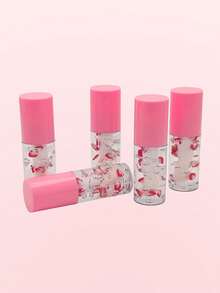 Set de 24 Aceite Para Labios, Lip Oil, Brillo de Labios Hidratante, Acabado Espejo de Alto Brillo, Aceite Labial Nutritivo y Voluminizador, Fórmula No Pegajosa de Larga Duración, Repara Las Líneas de Los Labios, Esencia Para el Cuidado de Los Labios - Rosa - Ver 6