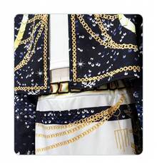 Cosplay Costume  Zoey Popular Singer Stage Costume Suitable For Children Aged 3-12 Black Printed Costume - 黑色3 - 查看 2
