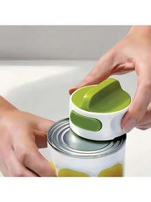 Ergonomic Manual Can Opener With Compact Rotating Lid Opener, Suitable For Kitchen, Easy To Cut Canned Food - Multicolor - View 2