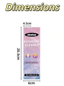 1瓶Jakehoe浴室清洁剂。这是一款多用途表面清洁剂，适用于家用浴缸、水槽、浴室玻璃，以及清洁浴室金属、玻璃、瓷砖，并能去除不锈钢水槽和浴缸上的污渍和水垢。它还可用作淋浴房、不锈钢水槽和浴缸玻璃除垢剂，去除浴室污垢和水垢。 - 液體 - 查看 11